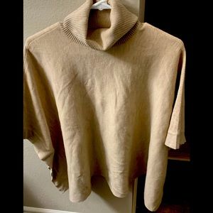Ann Taylor turtleneck poncho